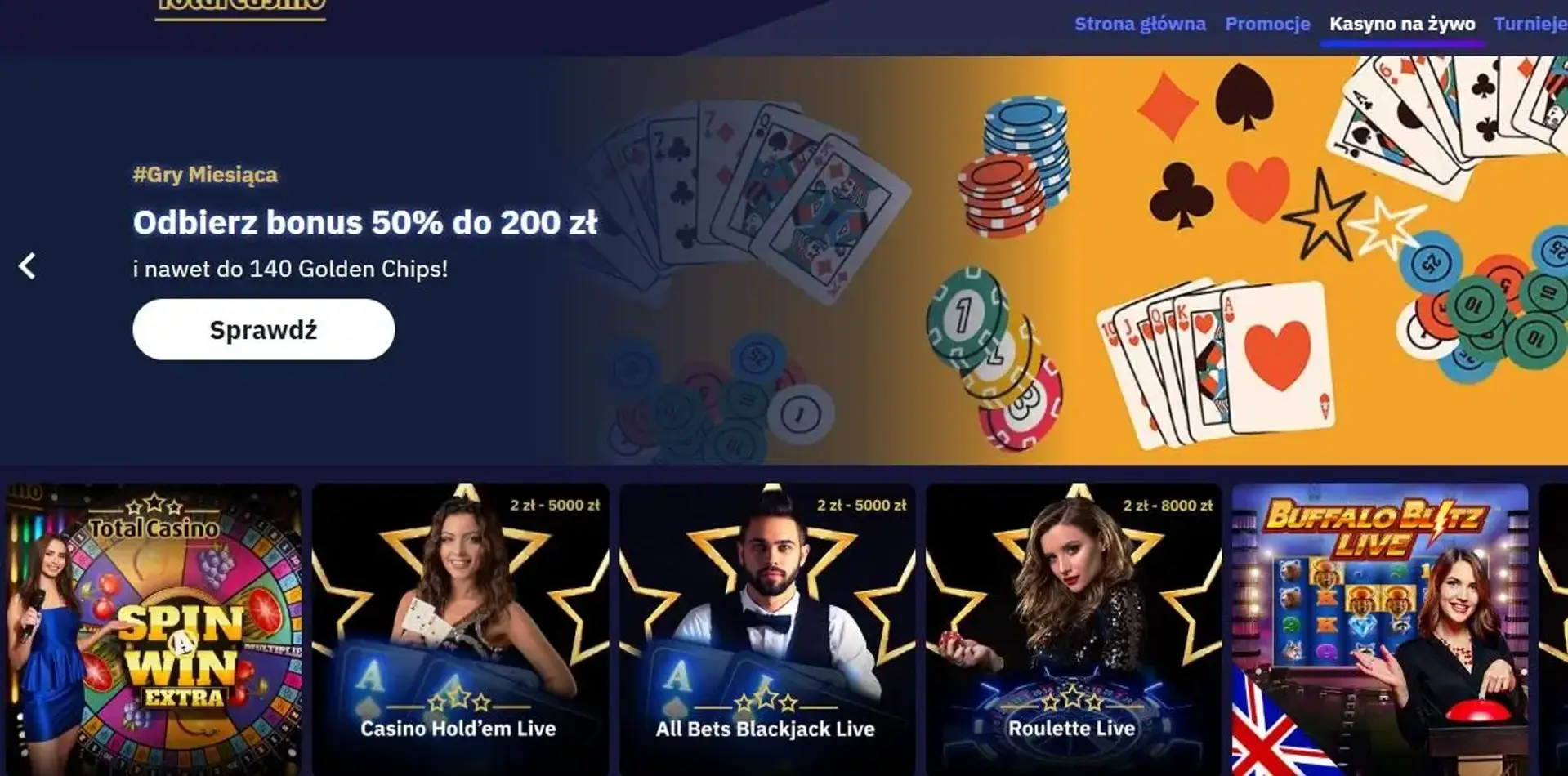 Total casino opinie