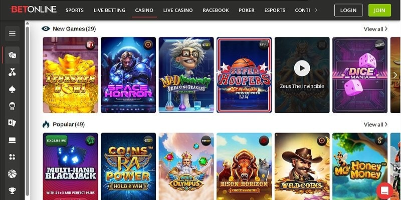 Bonus conti casino
