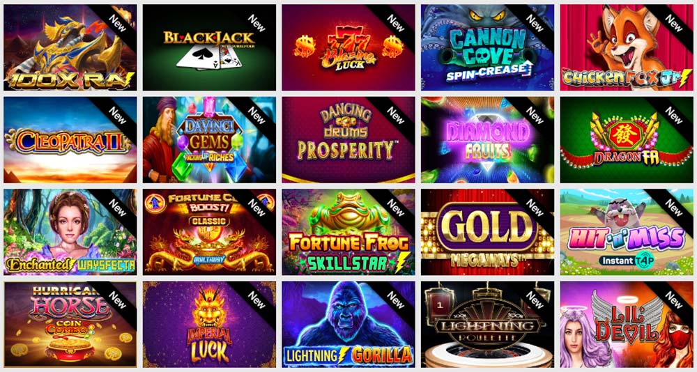 Nye online slots på Unibet Casino