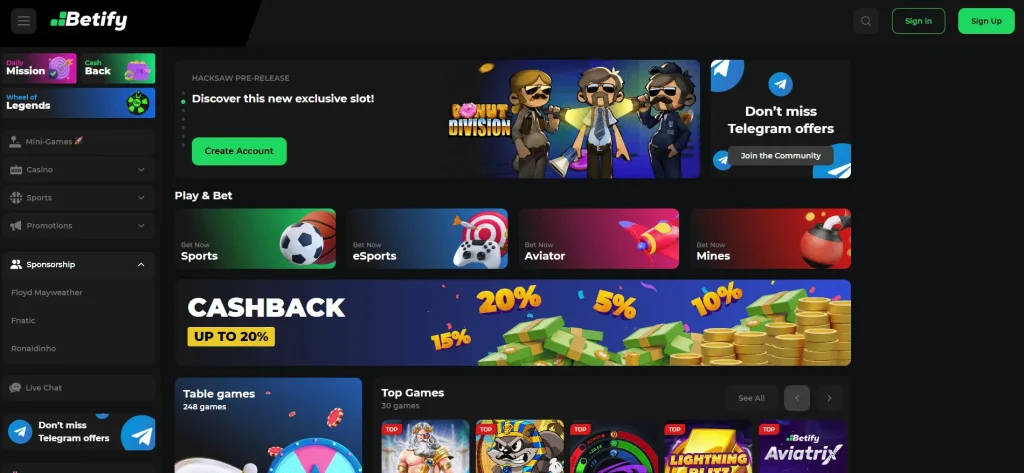 Betify casino