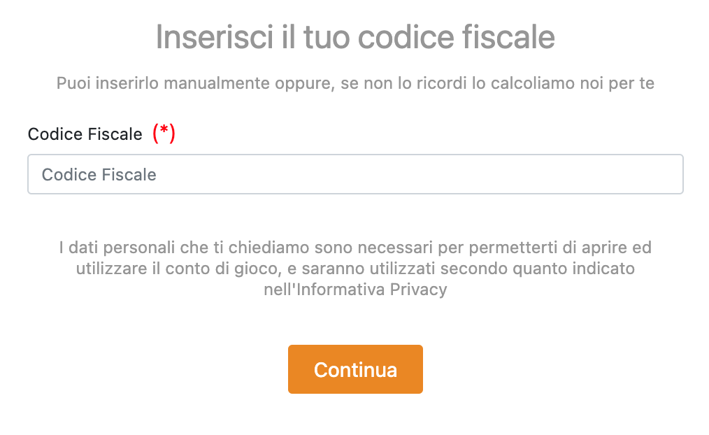 Registrazione su Unionsbet
