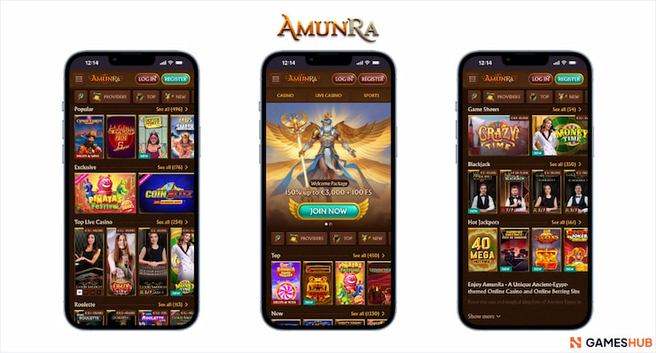 Amunra casino app